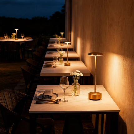 Dimmable Table Lamp with Adjustable Brightness Levels | Sleek Aluminium Design for Modern Interiors