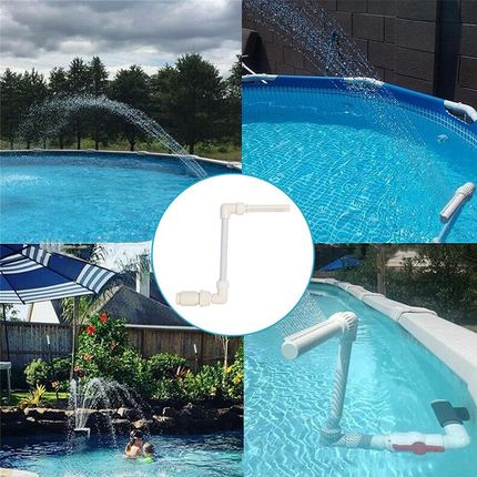Swimming Pool Fountain Sprayer with Cooling Mist, Pool Water Feature for Summer
