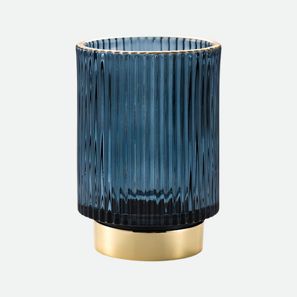 Desk Organizer Cup, Gold Foil Glass Makeup Brush Holder – image 20