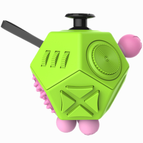 Green / 12-Sided Anti-Stress Fidget Cube II