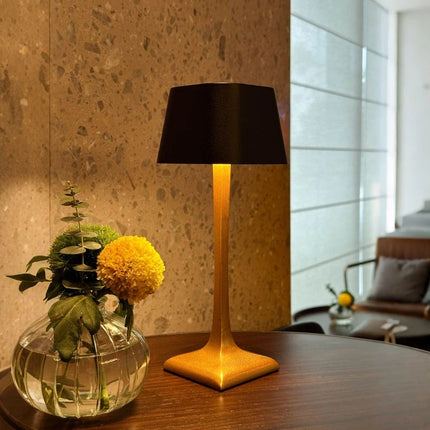 Dimmable Table Lamp with Rechargeable Design & 14-Hour Runtime | Waterproof Lighting for Indoor and Outdoor Use