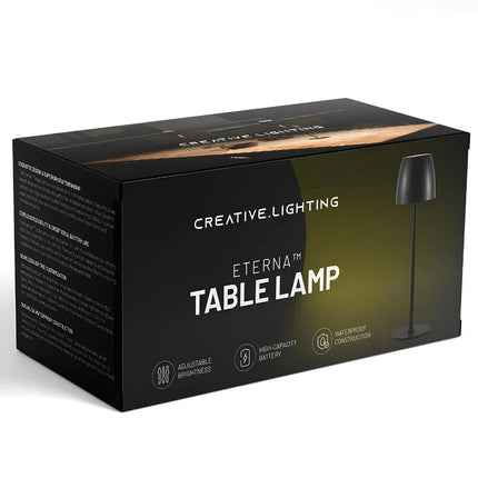 Cordless Table Lamp with Waterproof Design & Adjustable Brightness | Elegant Lighting for Indoor and Outdoor Ambiance