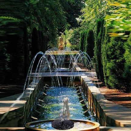 Solar Bird Bath Fountain, Solar Fountain Pump with 4 Spray Modes