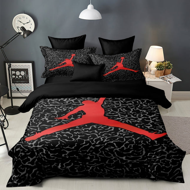 Basketball Duvet Cover Bedding Set for Kids and Teens, Twin Bedding Set with Pillowcase, Full and King Duvet Cover_01