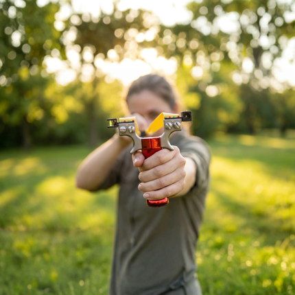 Slingshot with Laser Sight, Laser Slingshot Catapult for Target Shooting