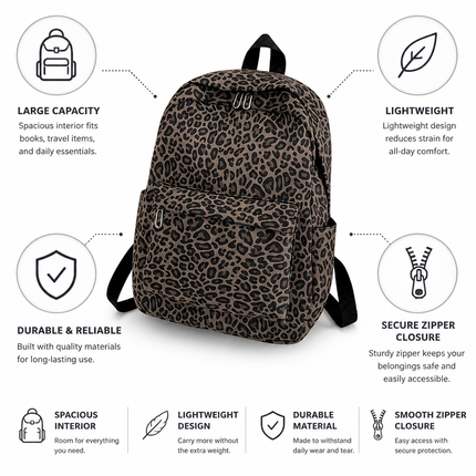 Travel Backpack, Lightweight Backpack with Large Capacity – image 4