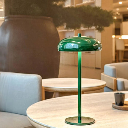 Sleek Retro Table Lamp with Touch Control & Rechargeable Design | Portable Lighting Solution for Modern Spaces