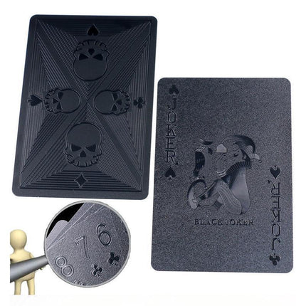 Waterproof Playing Cards Black Gold Foil, Poker Playing Cards – image 8