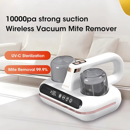 Cordless Handheld Vacuum Cleaner with Powerful Suction & UV Sterilization | Deep Cleans Dust and Allergens for a Healthy Home
