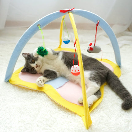 Interactive Cat Stick Toy Set with Feathers & Bells | Durable Fleece for Healthy Playtime and Stimulation