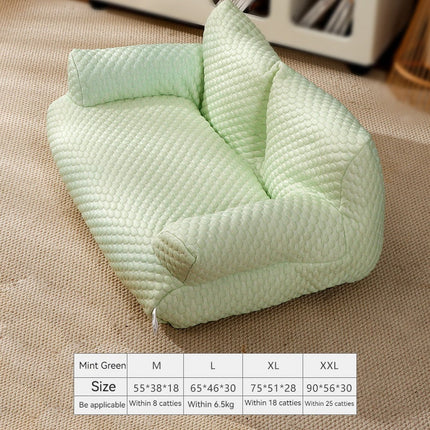 Plush Dog Sofa in Medium Size with Soft Cloth Cover | Cozy Lounge for Small Pets Up to 4kg
