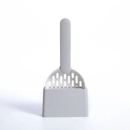 Multifunctional Pet Litter Shovel with Hidden Garbage Bag Storage | Efficient Cleanup Tool for Cat Owners