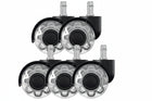 Office Chair Caster Wheels Set of 5, Swivel Casters for Furniture, Replacement Desk Chair Wheels for Office Chairs