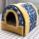 Self-Heating Pet Kennel with Cozy Fleece Fabric | Warm and Comfortable Home for Cats and Dogs