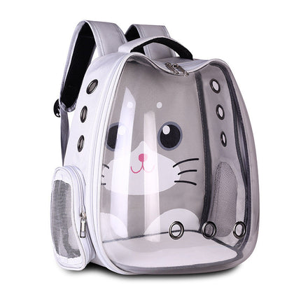Breathable Pet Backpack with Hard Exterior for Ultimate Protection | Comfortable Travel Solution for Pets