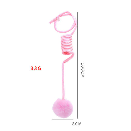 Interactive Plush Cat Toy with Spring Design | Engaging Play for Active Cats
