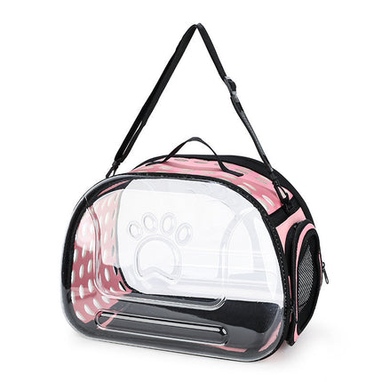 Transparent Pet Carrier Backpack with Lightweight Design | Full Visibility for Safe Travels and Comfort