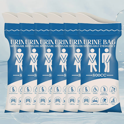 Disposable Urine Bags for Car and Travel, Pee Bags for Men and Women, Portable Urinal for Camping and Emergency