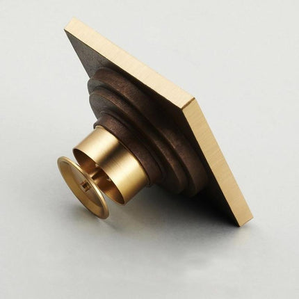 Floor Drain Cover 4 Inch, Brass Floor Drain Grate
