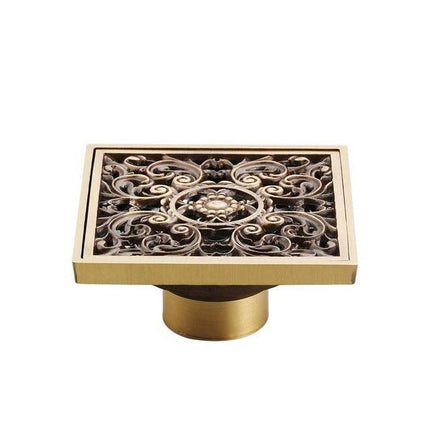 Floor Drain Cover 4 Inch, Brass Floor Drain Grate – image 12