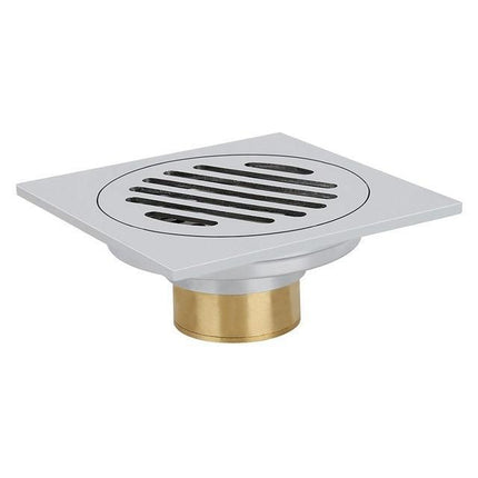 Floor Drain Cover 4 Inch, Bathroom Drain Strainer for Utility Room Floors – image 7