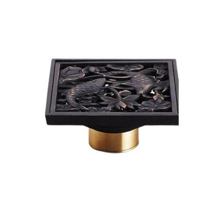 Bathroom Floor Drain, 4 Inch Antique Brass Floor Drain Cover – image 24