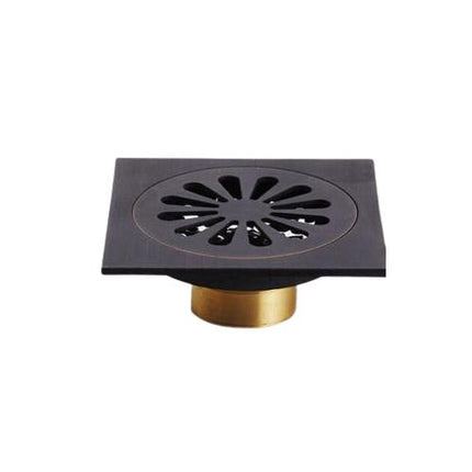Bathroom Floor Drain, 4 Inch Antique Brass Floor Drain Cover – image 26