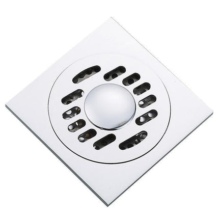 Bathroom Floor Drain, Carved Drain Grate with Deodorizing Strainer – image 17