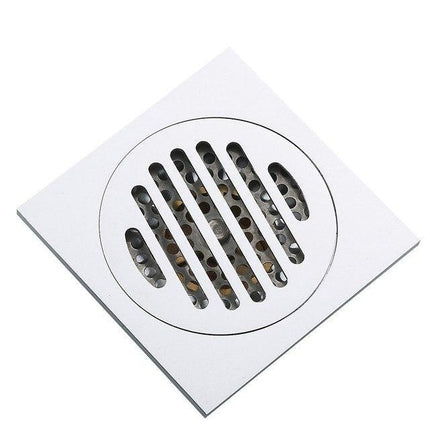 Bathroom Floor Drain, Carved Drain Grate with Deodorizing Strainer – image 19