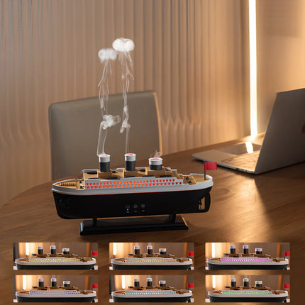 Titanic Humidifier with Ultrasonic Technology & Remote Control | Elegant Air Quality Booster for Health and Relaxation