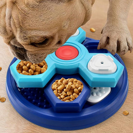 4-Layer Slow Feeder Puzzle Dog Bowl with Non-Slip Design | Interactive Feeding for Healthy Digestion and IQ Training