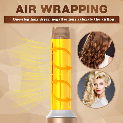 Hair Styler 7 in 1, Curling Wand and Straightening Brush – image 8