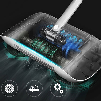 Hand Push Sweeper 3-in-1 with 360-Degree Rotating Brush | Eco-Friendly Cleaning for Wood, Tile, and Marble Floors