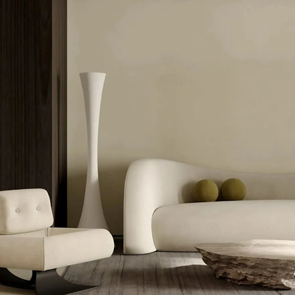 Weatherproof Floor Lamp with Hourglass Design & Remote Control | Versatile Illumination for Indoor and Outdoor Spaces