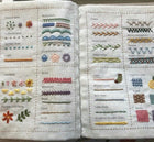 Hand Embroidery Craft Book, 86 Stitch Sampler on Reusable Linen Embroidery Fabric – image 11