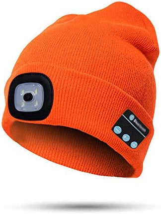 Bluetooth Beanie Hat with LED Light, Rechargeable Winter Hat with Headphones – image 14
