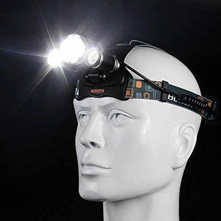 Rechargeable LED Headlamp, Headband Flashlight for Camping – image 4