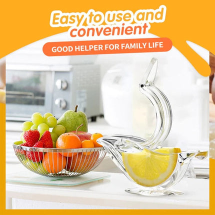 Portable Manual Lemon Juicer with Ergonomic Design | Eco-Friendly Acrylic Squeezer for Fresh Juice at Home