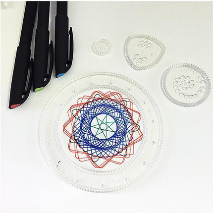 Drawing Gears Set with Design Ruler – image 4