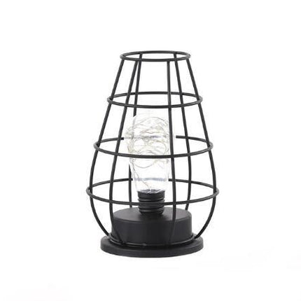 Minimalist Iron Table Lamp with Warm White Light | Elegant Home Decor for Cozy Atmosphere