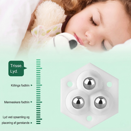 Furniture Moving Wheels Set of 4, Self Adhesive Appliance Rollers – image 6