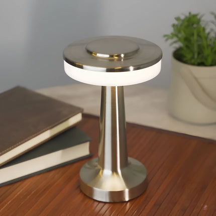 Dimmable Retro Bar Table Lamp with Adjustable Lighting | Portable Iron Design for Elegant Ambiance