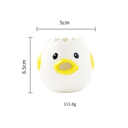 Cute Chicken Ceramic Egg White Separator with Practical Design | Fun Kitchen Accessory for Easy Cooking and Baking