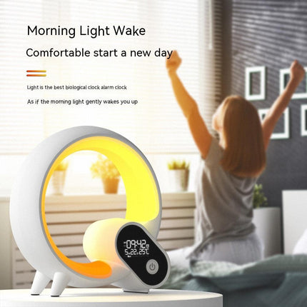 Sunrise Alarm Clock with Bluetooth Speaker & Mood Lighting | Wake Up Refreshed with Customizable Colors