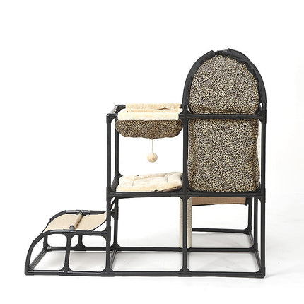 Cat Climbing Frame with Sisal Rope & Durable Cloth | Fun Multi-Purpose Stand for Play and Relaxation