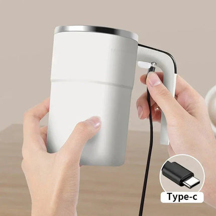 Self Stirring Coffee Mug, Magnetic Stainless Steel Coffee Cup
