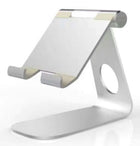 Adjustable Tablet & Phone Stand with Sturdy Metal Design | Hands-Free Viewing for Work and Entertainment