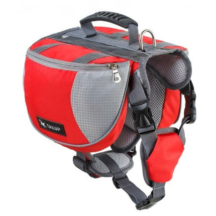 Outdoor Pet Harness with Waterproof Backpack | Adjustable Fit for Hiking and Outdoor Activities