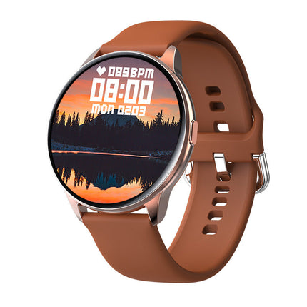 Smart Watch with IPS Touch Screen & Silicone Strap | GPS & Health Monitoring for Fitness Tracking