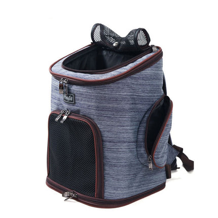 Pet Dog Backpack with Oxford Cloth & Mesh Design | Comfortable Carrier for Small Dogs and Cats
